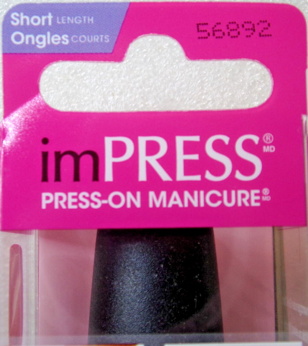 IMPRESS NAILS PRESS ON SHORT Shiny Leopard Spots (Wild Cat) (Payback)