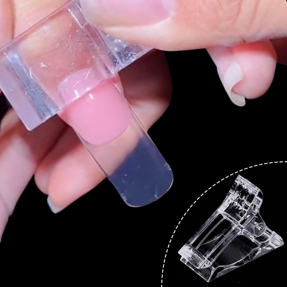 10Pcs Nail Tips Clip for Quick Building Polygel nail forms Nail clips for pol…