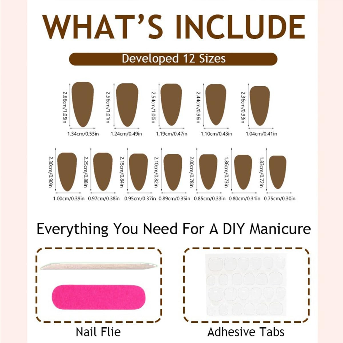 Winter Press on Nails Medium Almond French Tip Fake Nails Black Matte Solid C…