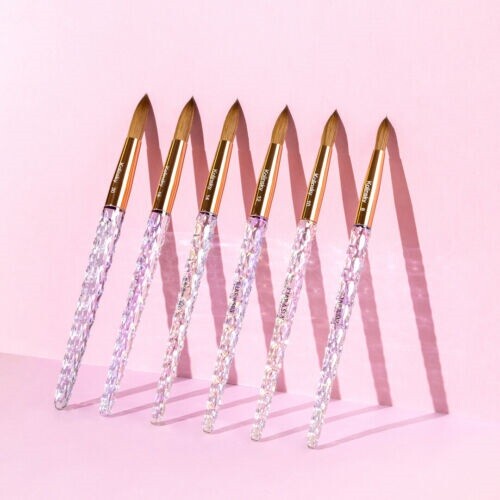 Kiara Sky Acrylic Nail Brush 100% Kolinsky *Pick Any Size*