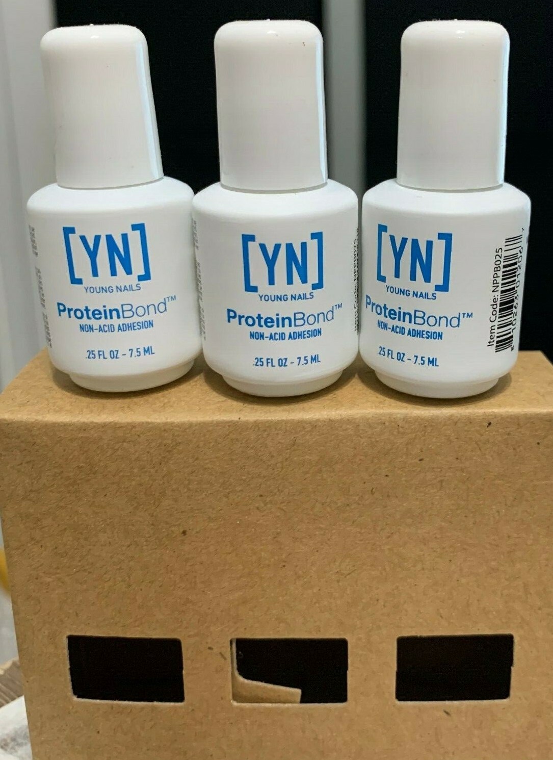 Young Nails Protein Bond (.25 fl oz/7.5 mL) ProteinBond pack of 3 !