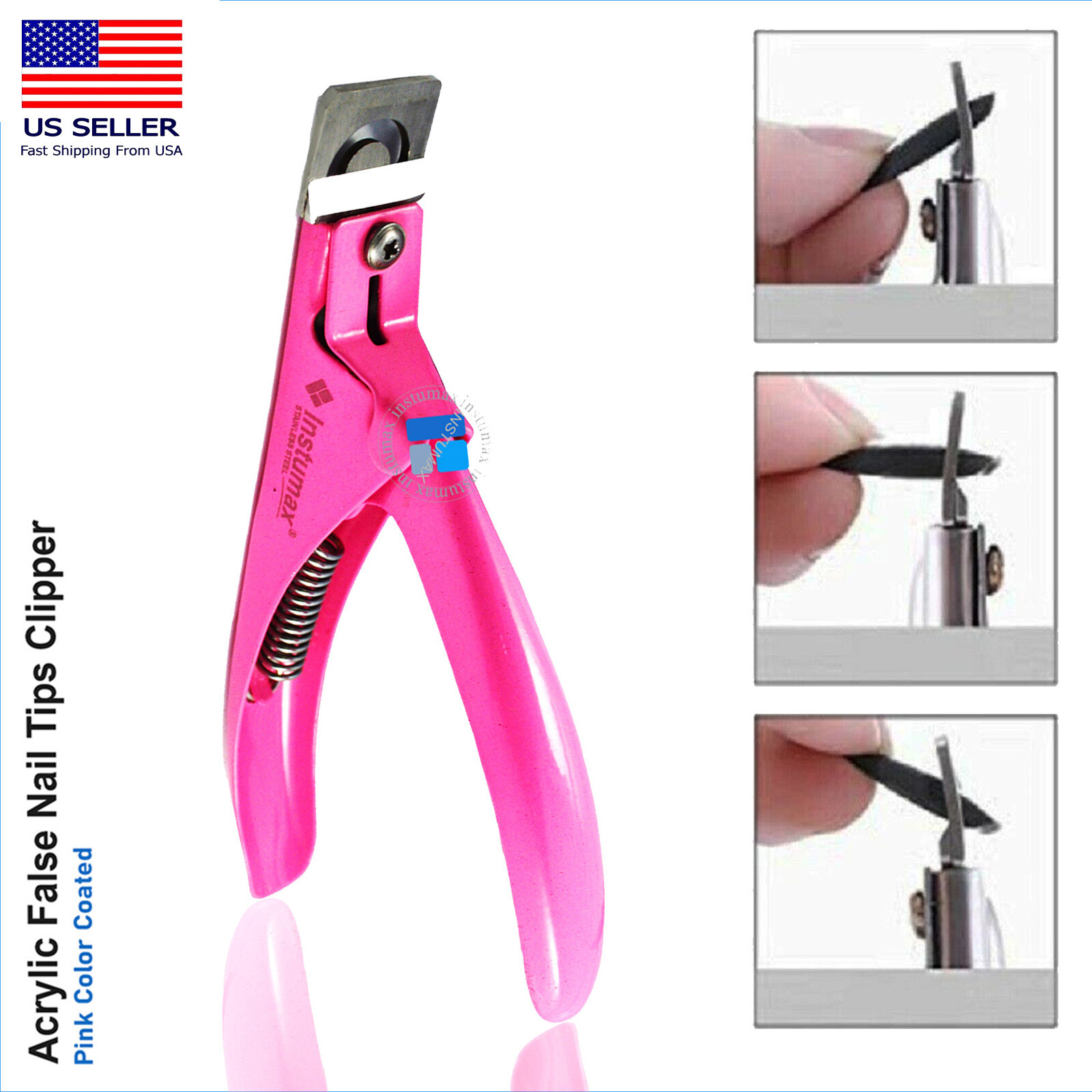 Acrylic Tip Cutter Manicure Pedicure False Nail Clipper Cutter Nail Care Tools