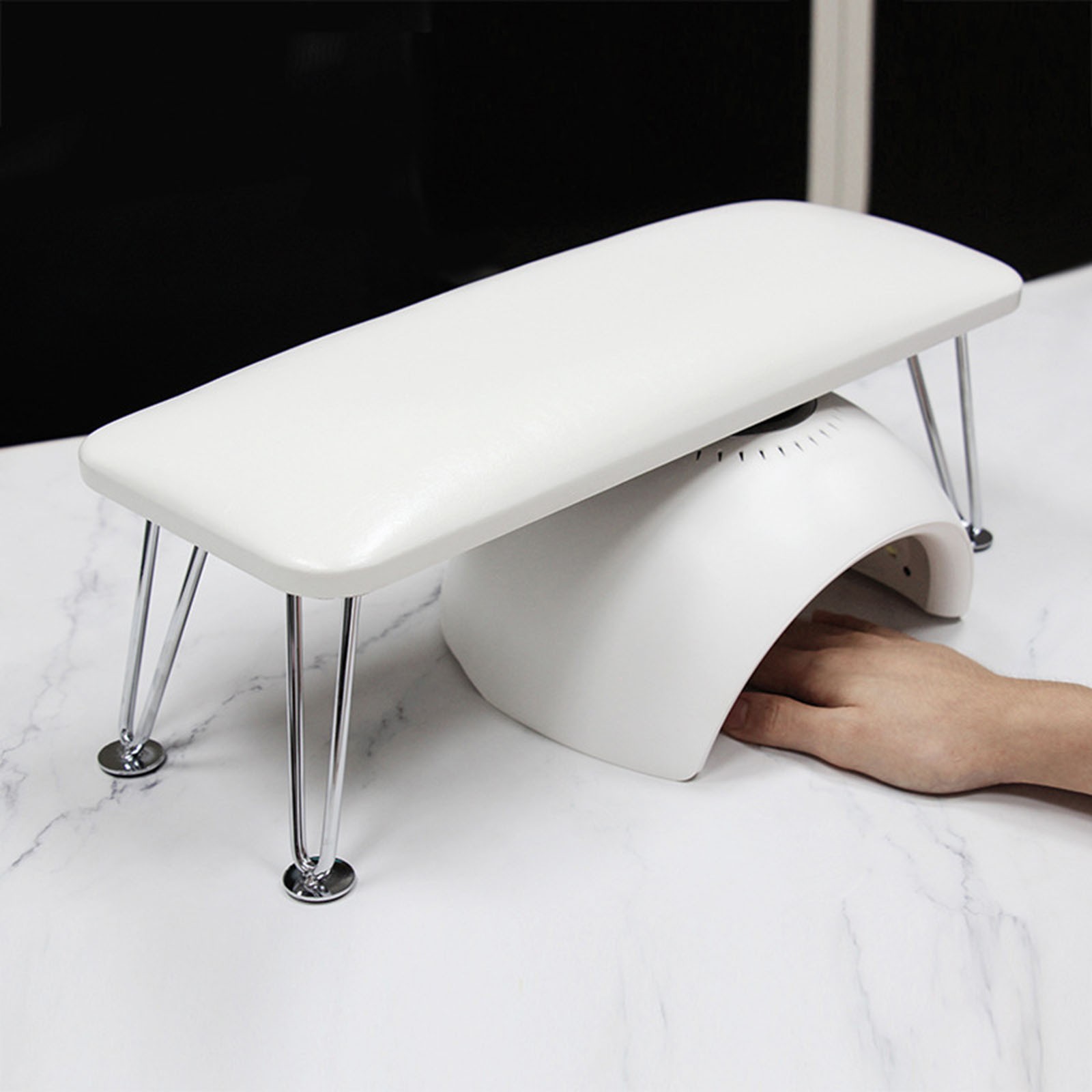 Leather Nail Hand Rest Pillow Table Hand Cushion Pillow Holder Arm Rest Manicure