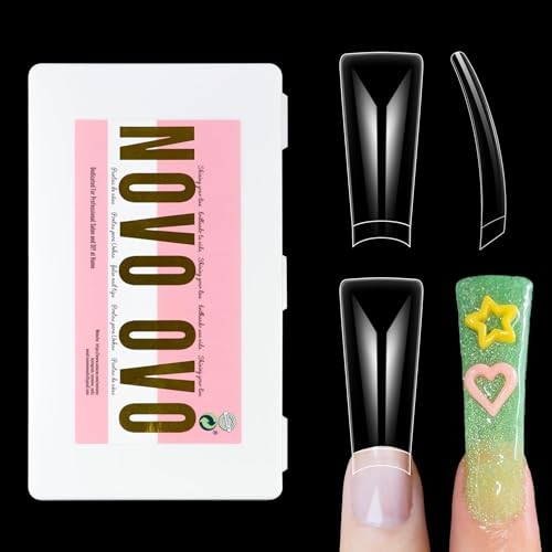 XXL Long Duck Feet Nail Tips Half Cover XXL half cover duck nail tips 308 pcs