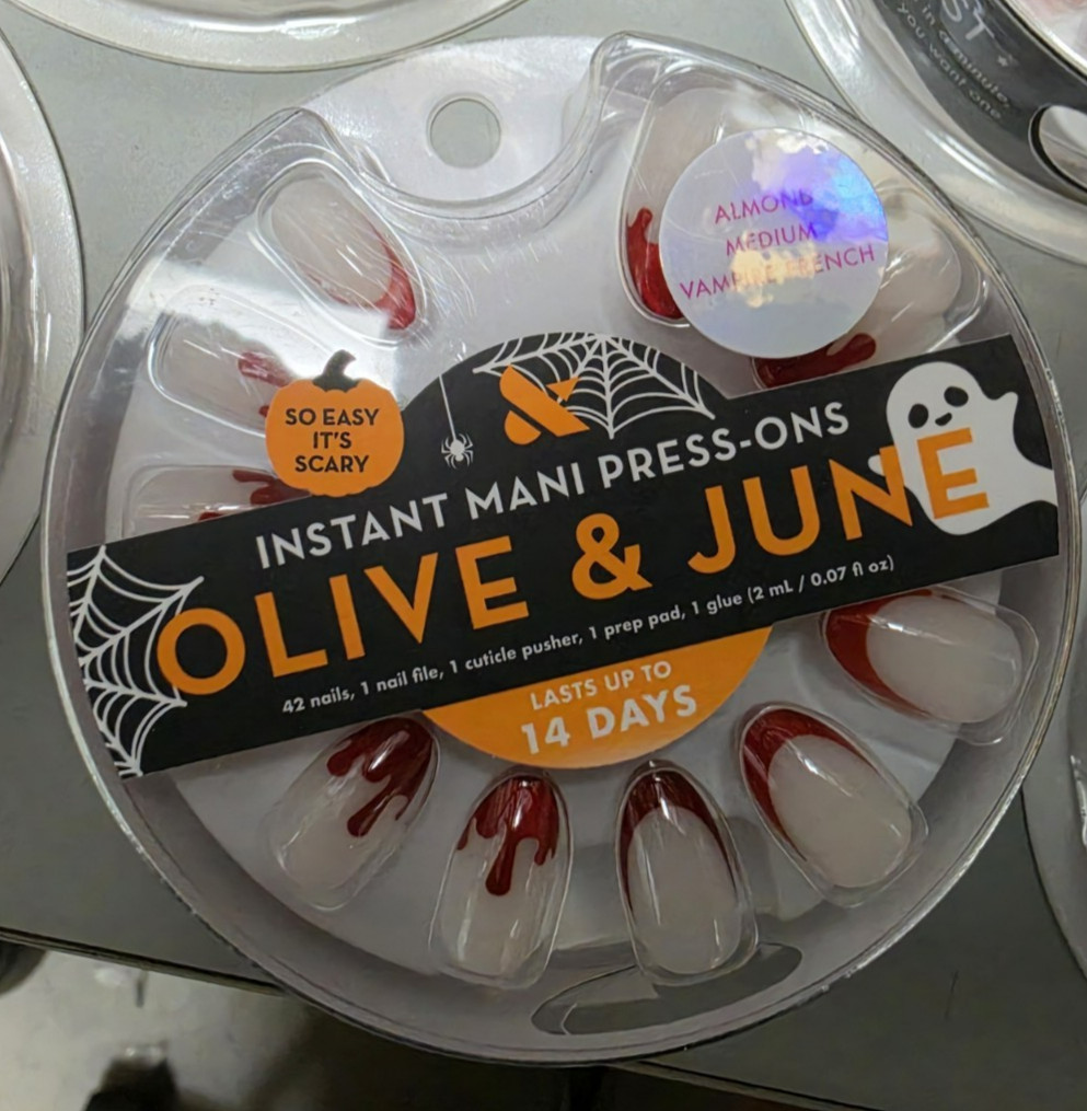 TEN Different HALLOWEEN Olive & June Mani Press on Nails – pics of each style