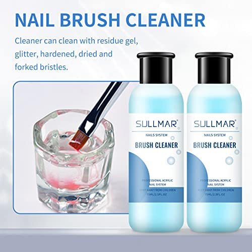 Nail Brush Cleaner 5fl.oz 150ml Nail Brush Cleaner And Conditioner Quickly