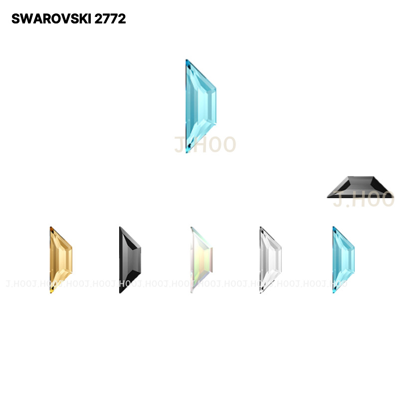 Swarovski 2772 Trapeze Flat Back 6.5*2.1mm(15pcs)