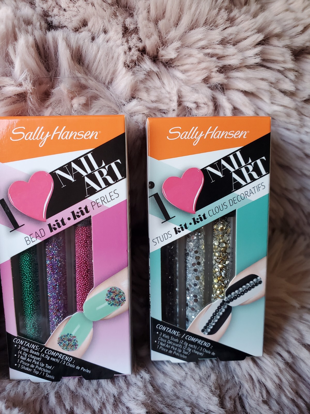 New Sally Hansen I Love Nail Art-Stud Bling Kit,Detailer Tool Kit, & Nail Beads