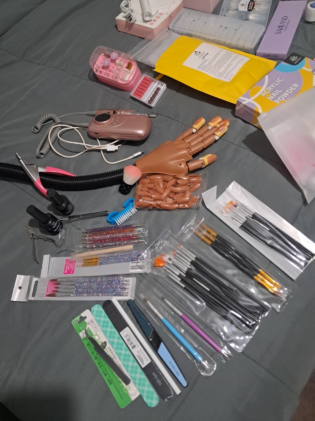 Nail lot!! HUGE!! Mixed Lot for nails/nail art(Gel & Acrylic)