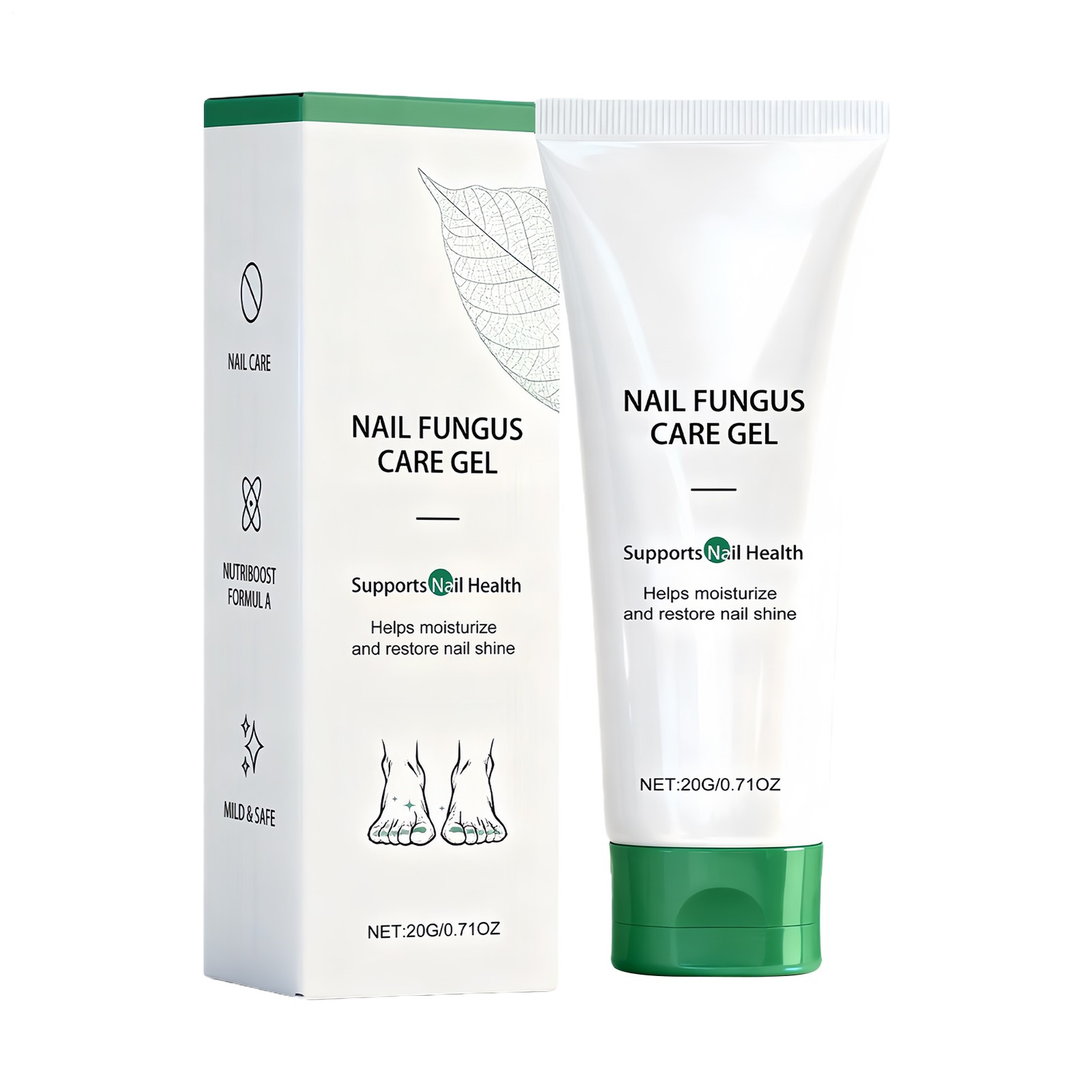 2PCS Gentle Nail Surface Conditioning Gel, Daily Hydrating Nail Appearance Care