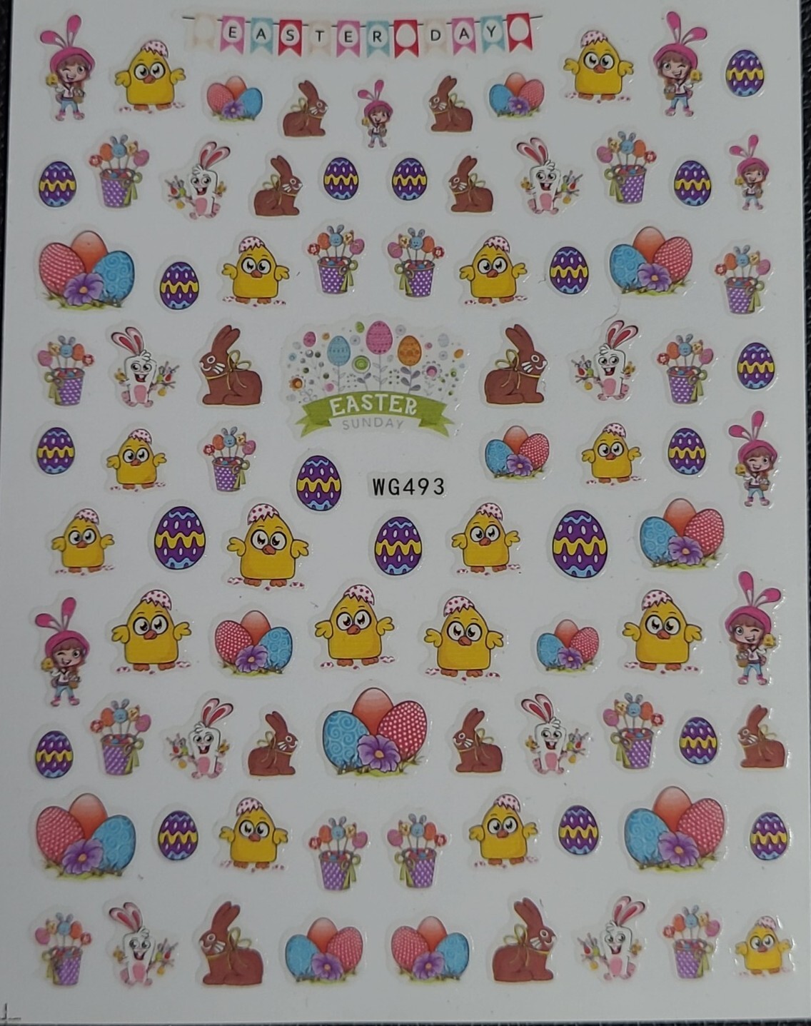 Cute Easter Nail Art Stickers