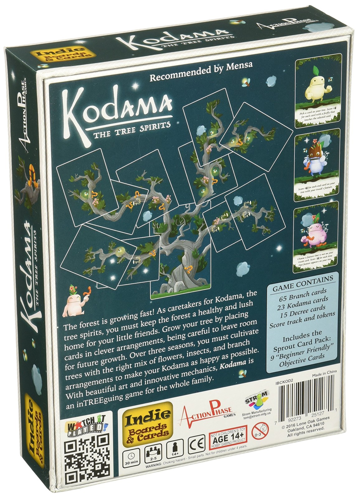 Kodama (2nd Edition) Board Game 14.4 cc (cubic centimeters), Multicolor