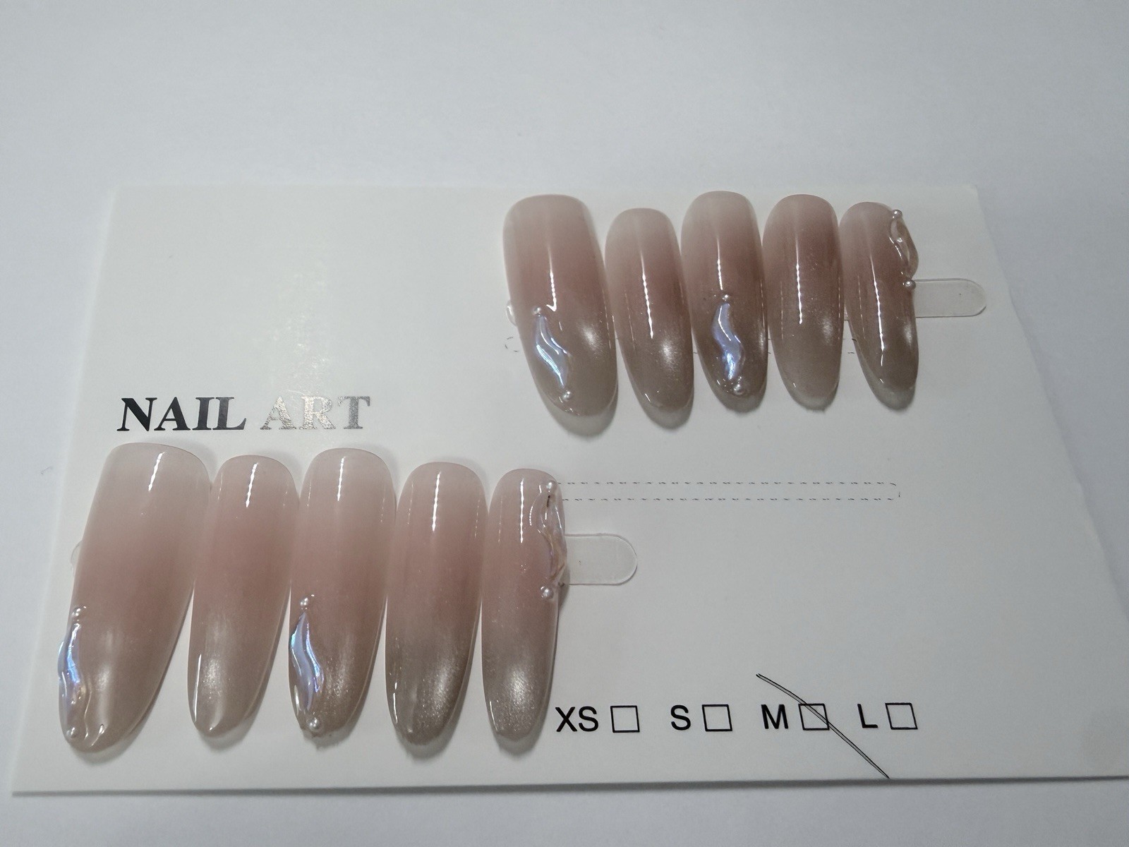 Medium size handmade Press-On Nails Set