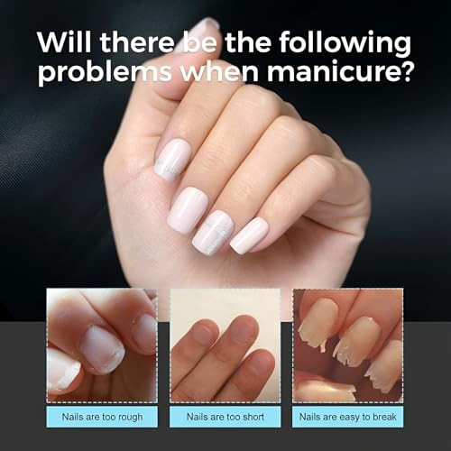 Extra Short Square Nail Tips 240Pcs Ultra Matte-Extra Short Square Nail Tips