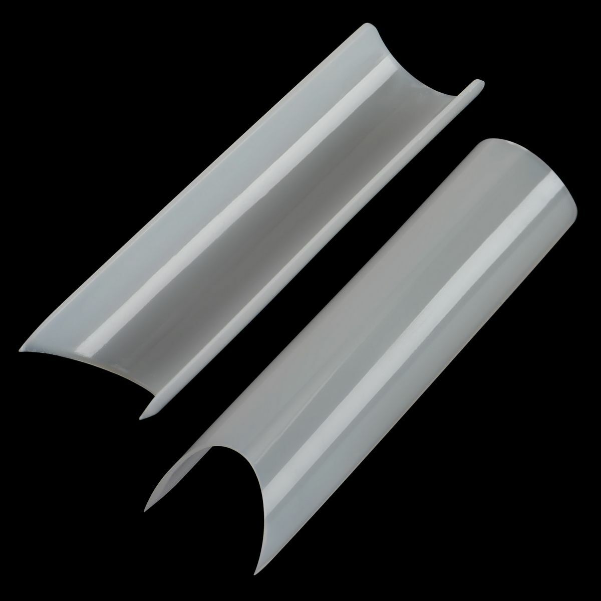 500Pcs XXL C Curve Nail Tips Extra Long Square Fake Nails Half Cover False Nails