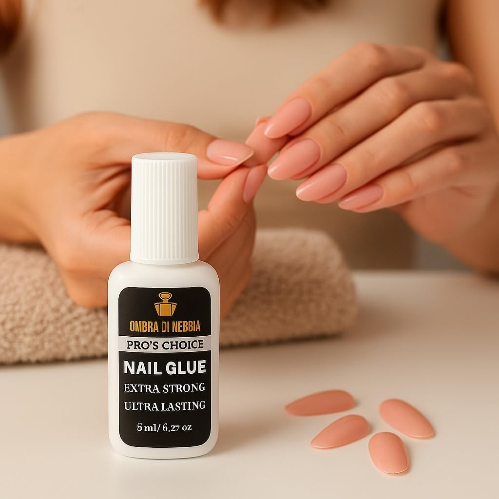 Ultra Strong Nail Glue 8ml Quick Dry Adhesive for Press On Acrylic Nails