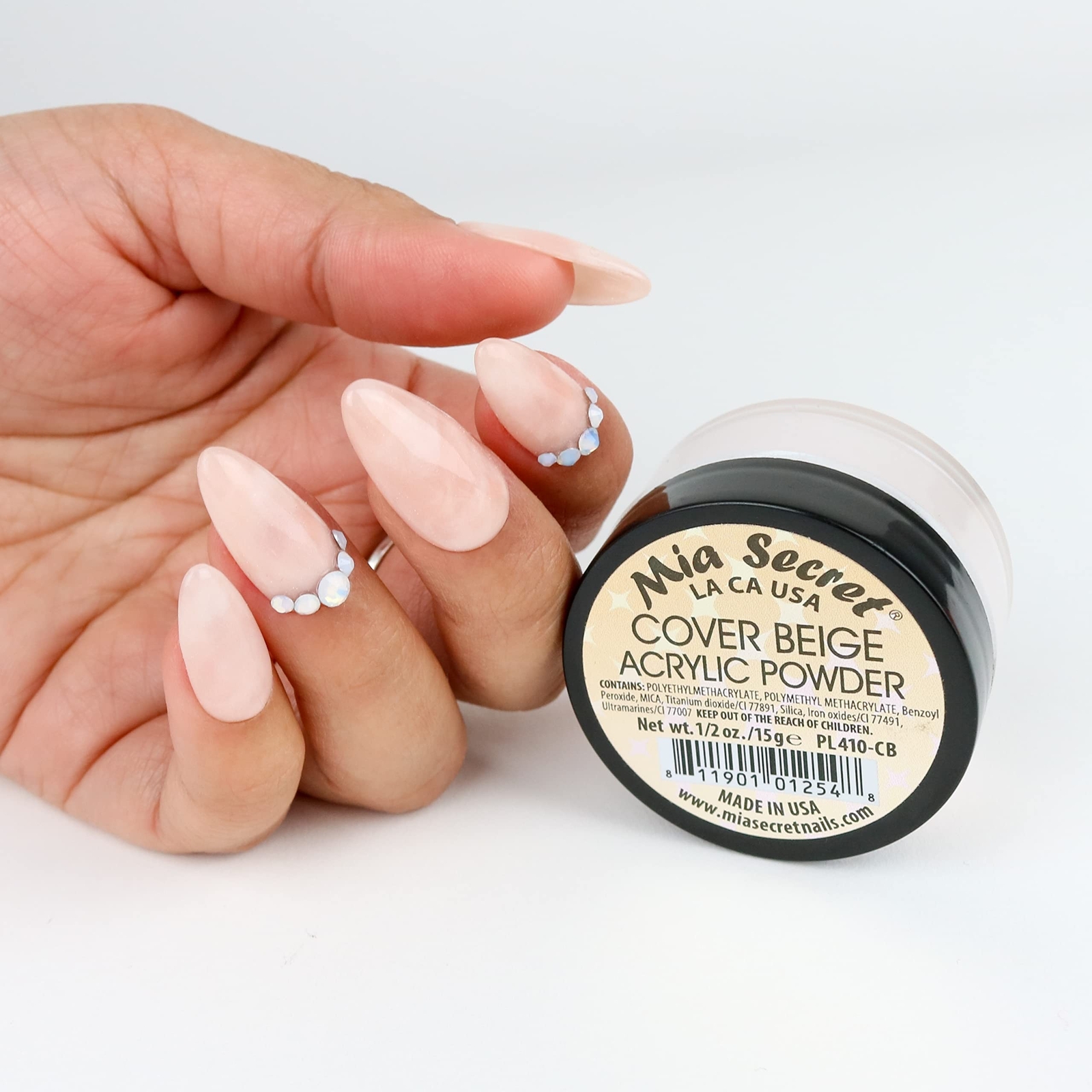 Mia Secret Cover Beige Acrylic Powder (2 Ounce (Pack of 1))