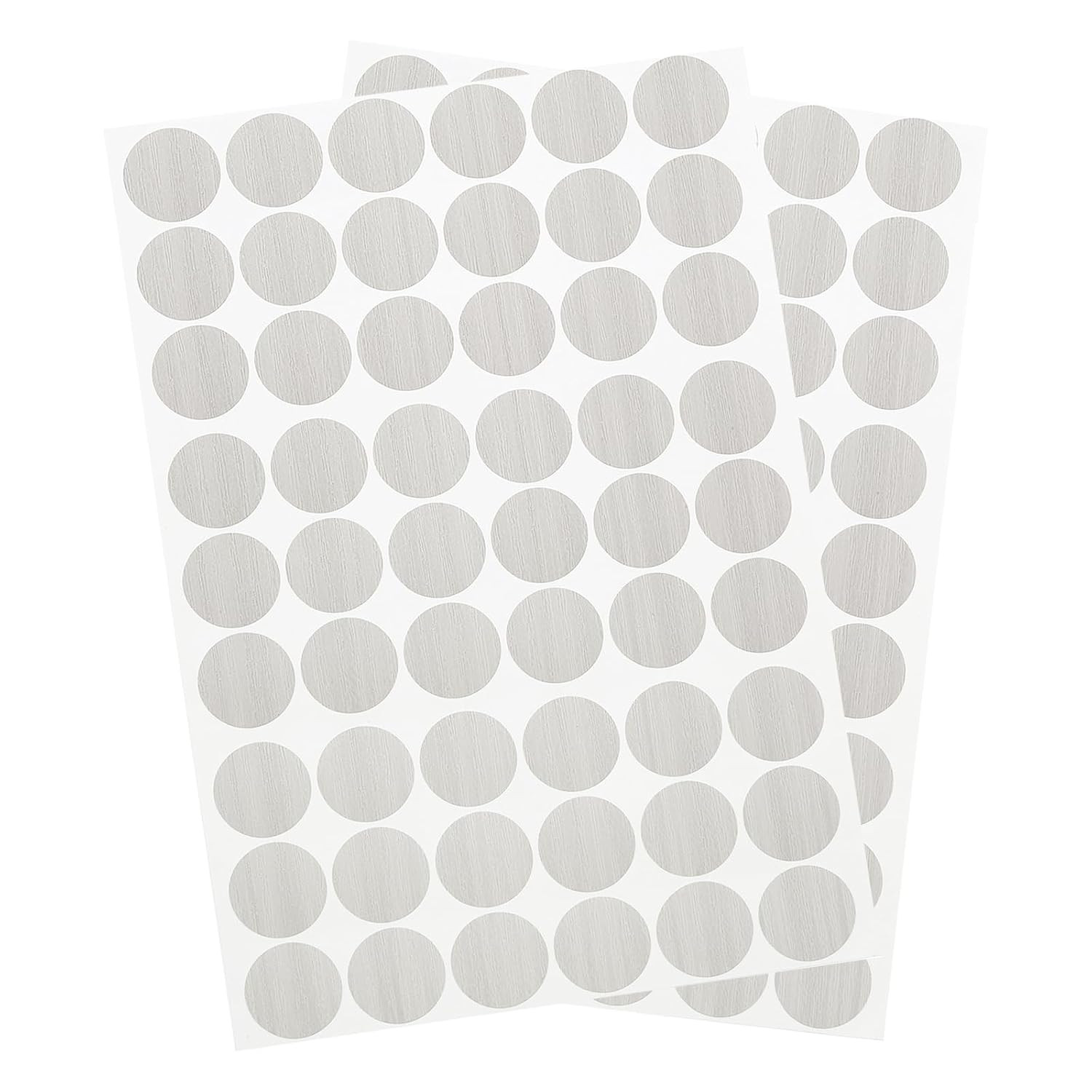 2 Sheets/108Pcs Screw Hole Stickers, 21Mm/0.83Inch PVC Self-Adhesive Screw Cover