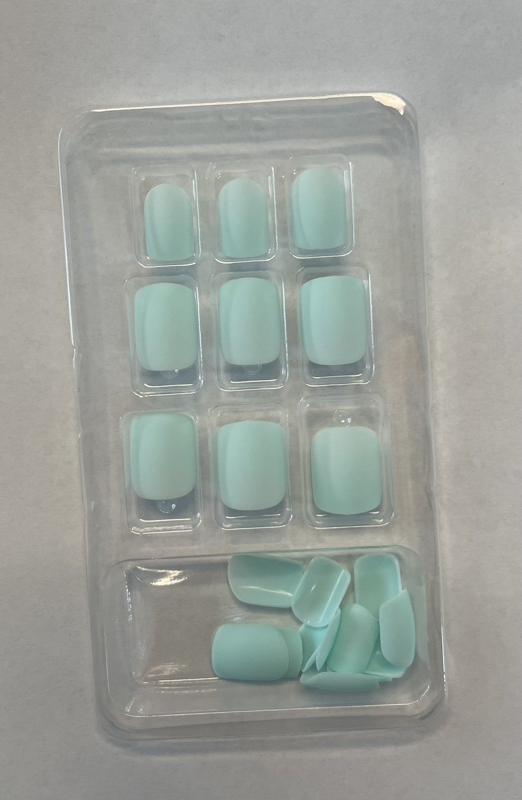 Matte Sky Mint Press On Nail