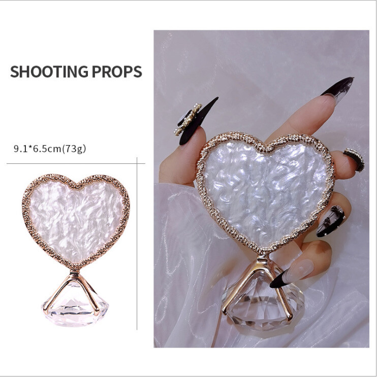 1 Pcs Nail Art Palette with Diamond Base for Tips Display Stand Cosmetic Tools
