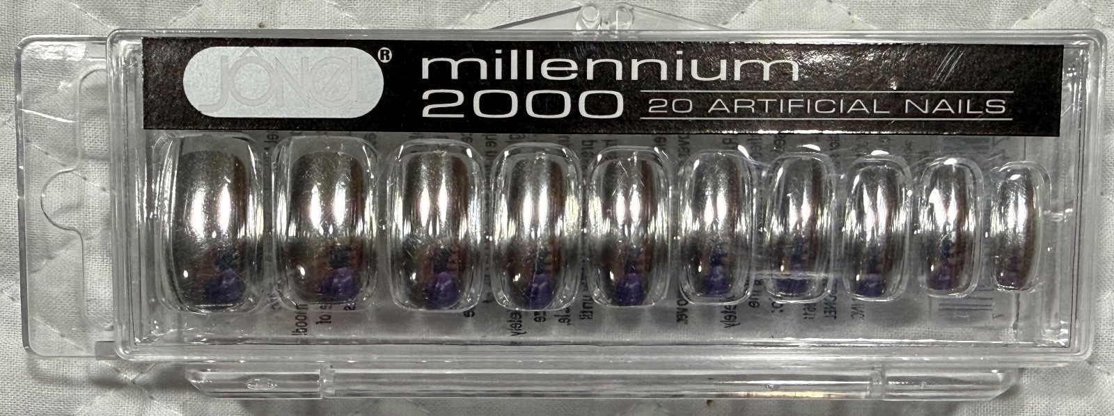 Jonel Millennium 2000 VINTAGE Metallic Press On RARE Nails