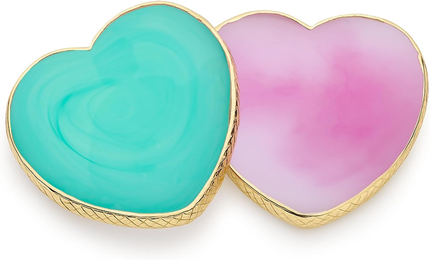 2 Pcs Resin Nail Art Palette, Nail Art Painting Nails Polish Palette Gel