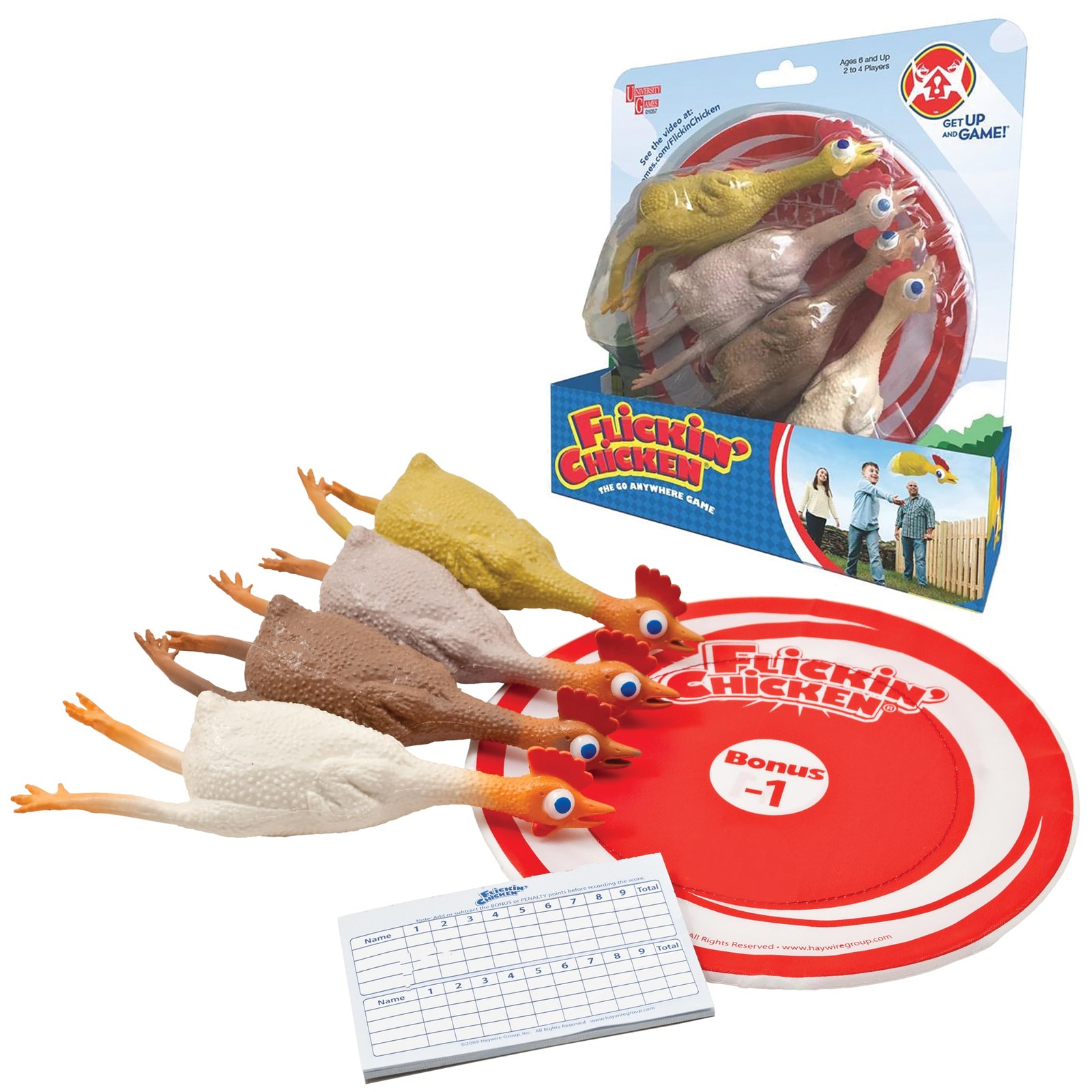University Games, Flickin Chicken Indoor Outdoor Target 26.81 cubic”, Game
