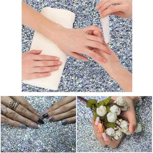 Shiny Nail Table Mat, Nail Art Hand Rest Pad for Nail Art Cushion Silver