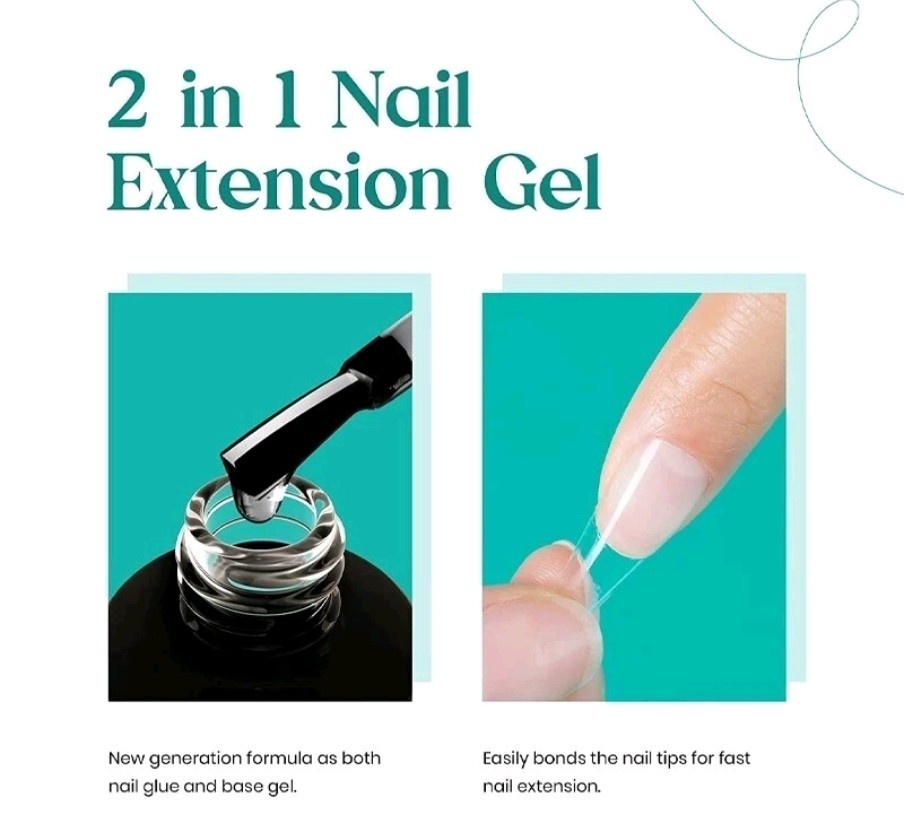 Beetles Nail Tips & Glue Gel Nail Kit 2-in-1 Nail Gel & Base Gel 500pcs……252