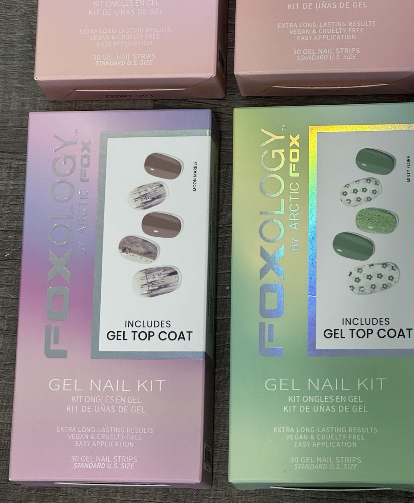 Foxology by Arctic Fox 8 Piece Lot of Gel Nail Kits New In Box Multiple Styles