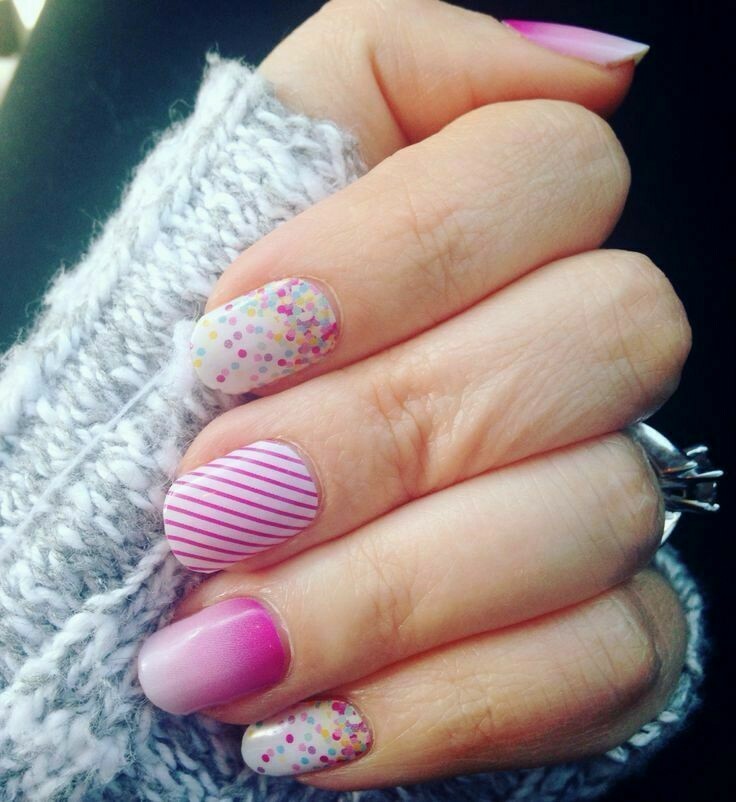 Jamberry Nail Wraps ~ HALF SHEET ~ HAPPY BIRTHDAY Spring Celebration