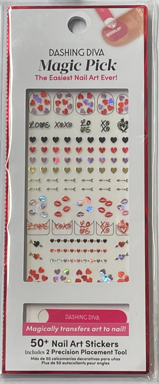 Dashing Diva Magic Pick 50+ Nail Art Stickers, You Choose