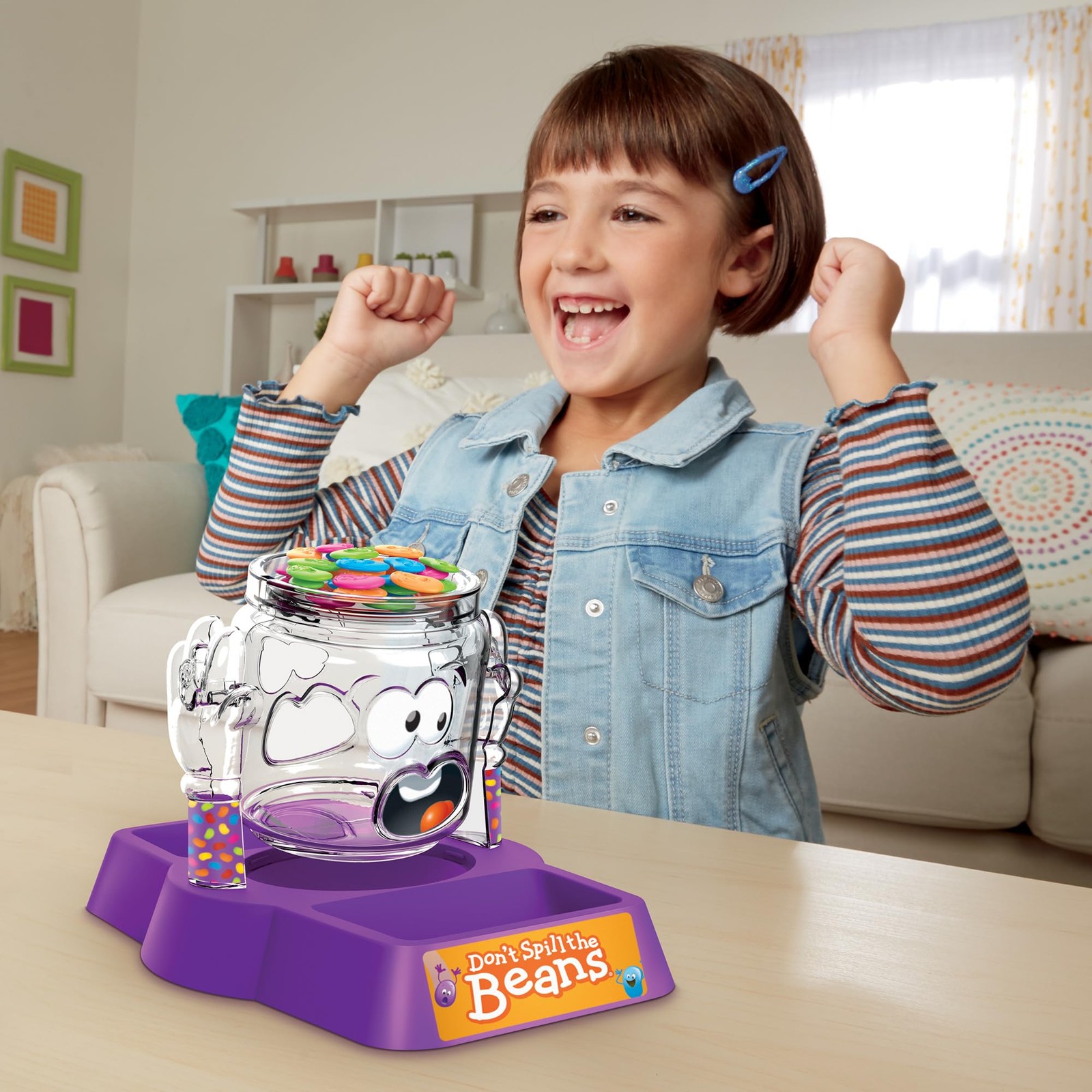 Hasbro Gaming Don’t Spill The Beans 7.875 x 2.5 x 10.5 inches, Multicoloured