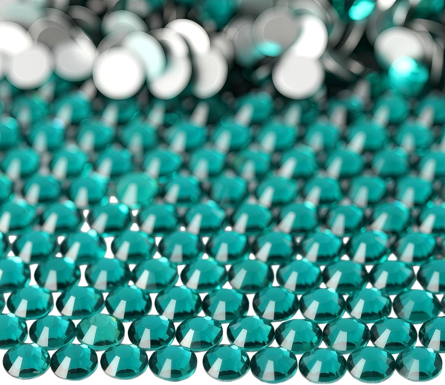 Flatback Glass Crystal Rhinestones Rounds Gems for Bedazzling Nails Art Crafts D