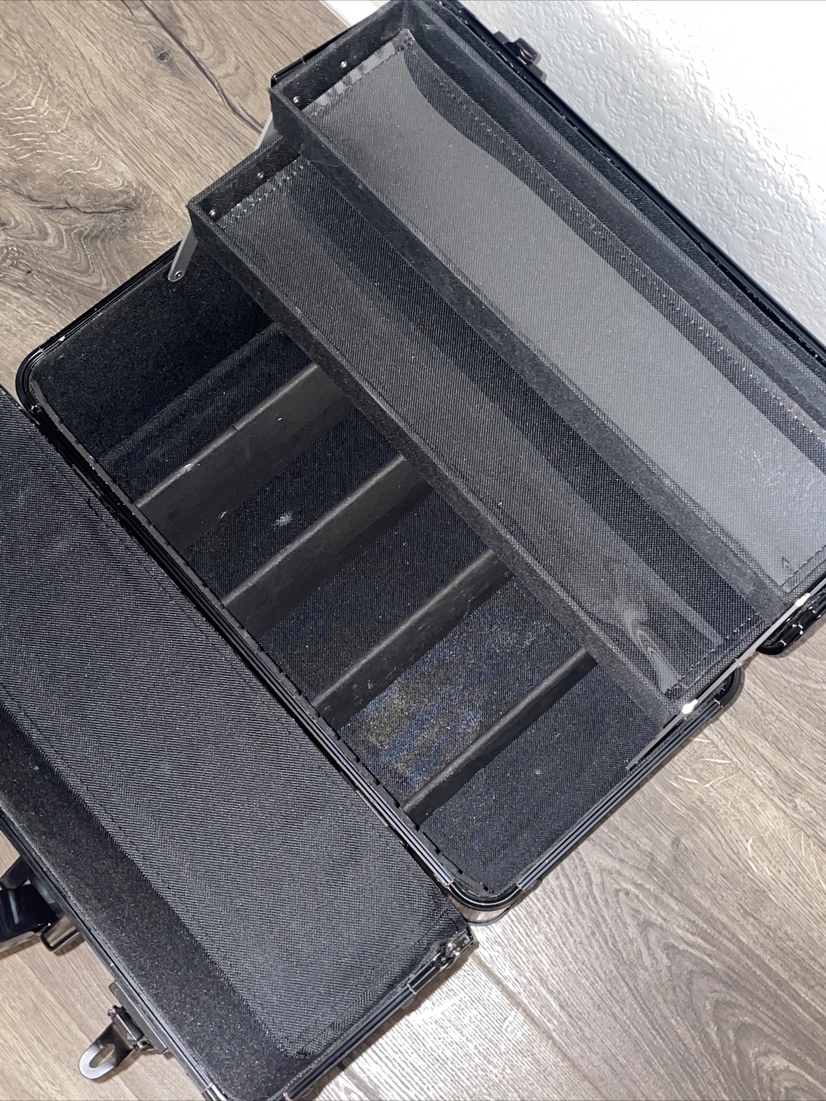 CND Nail Technician Black Hard Shell Nail Polish and Supply Case