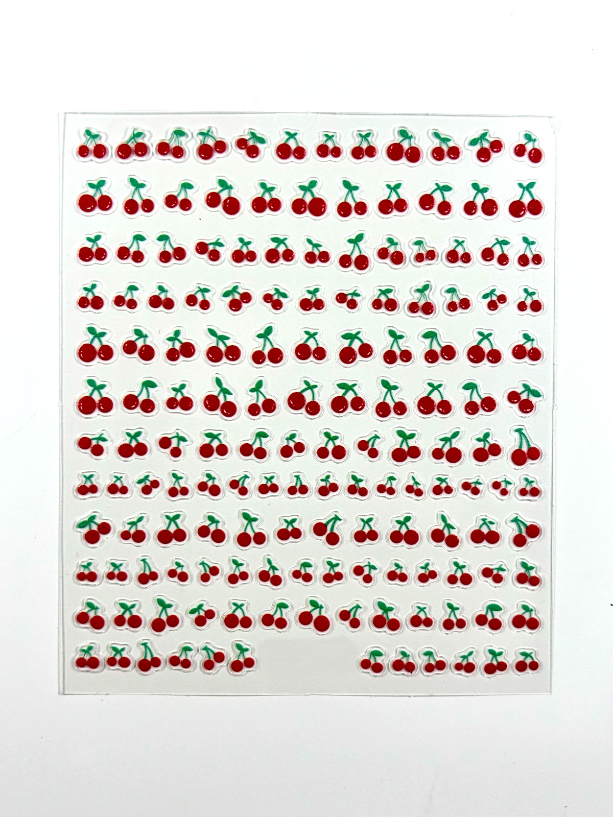 Cherry Nail Art Decal Stickers, Fun Cute Nail design, Cherry lover, Trendy Nail
