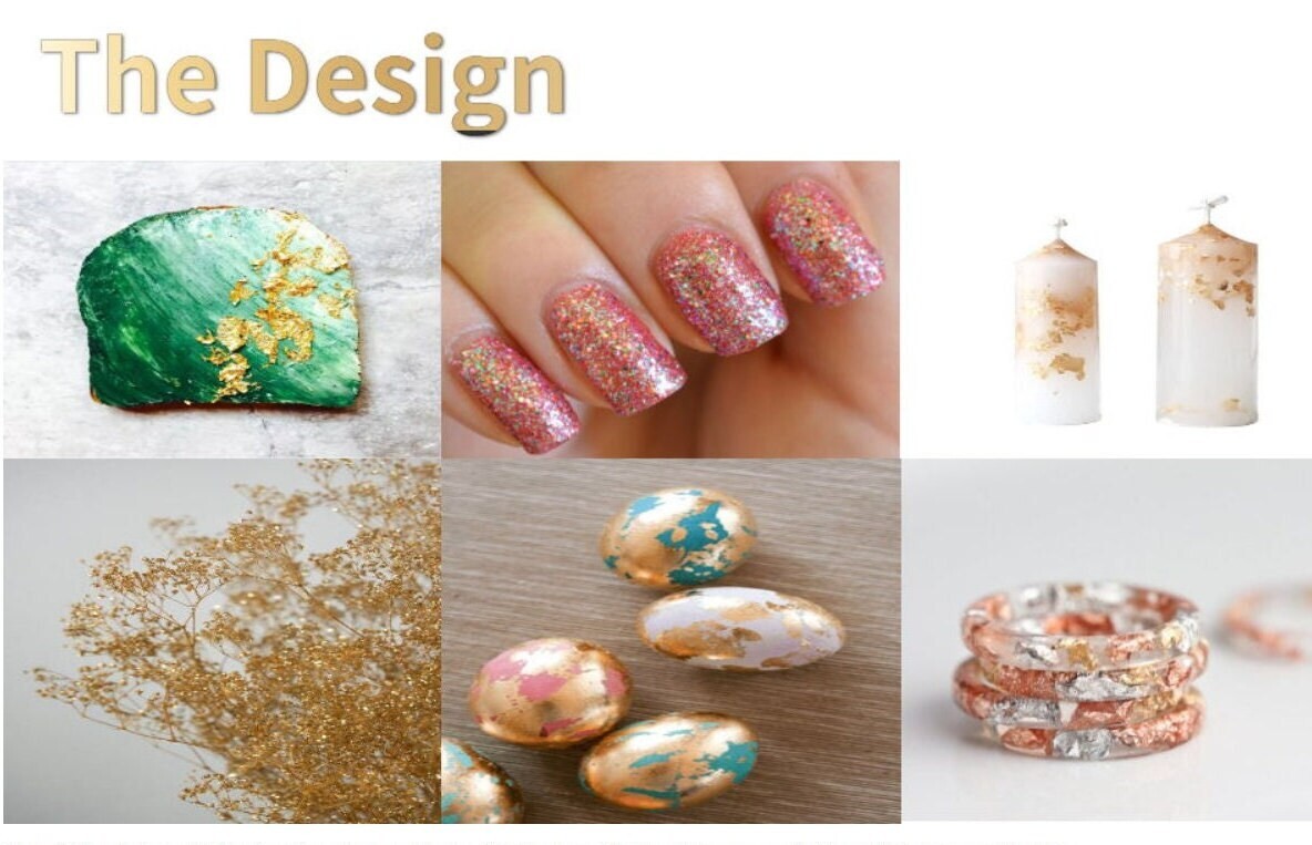12 Pcs/Set of 12 Colors Nail Art Foil Flake Aluminum Foil Flakes Decoration