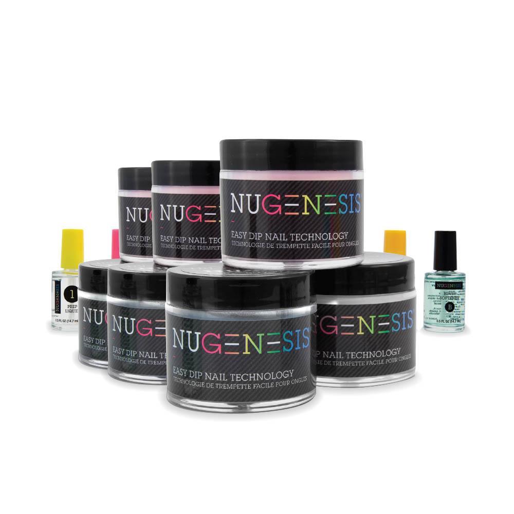 NUGENESIS Nail Color Dipping Powder 1.5oz/43g jar (187 – 220) – Choose colors