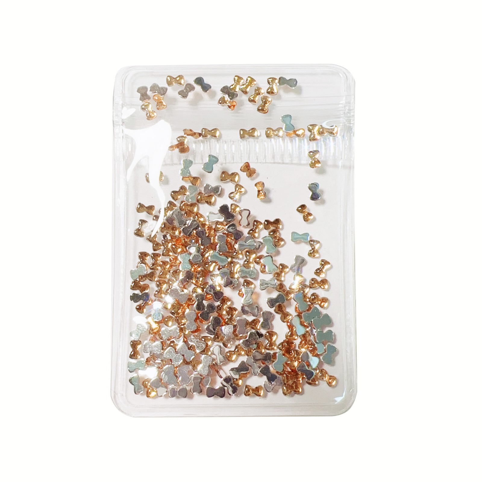 [DDP]2*3mm Bowknot Nail Art Rhinestones 12 Colors Shiny Acrylic Nail Rhinestones