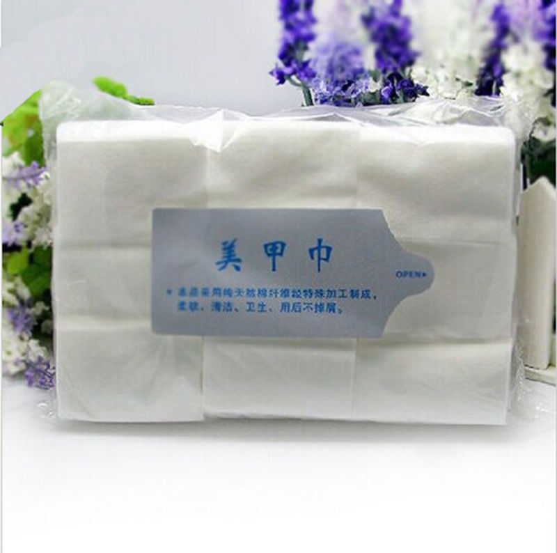 900PC Lint Free Nail Art Wipes Paper Pad Gel Acrylic Tips Polish Remover Cleaner