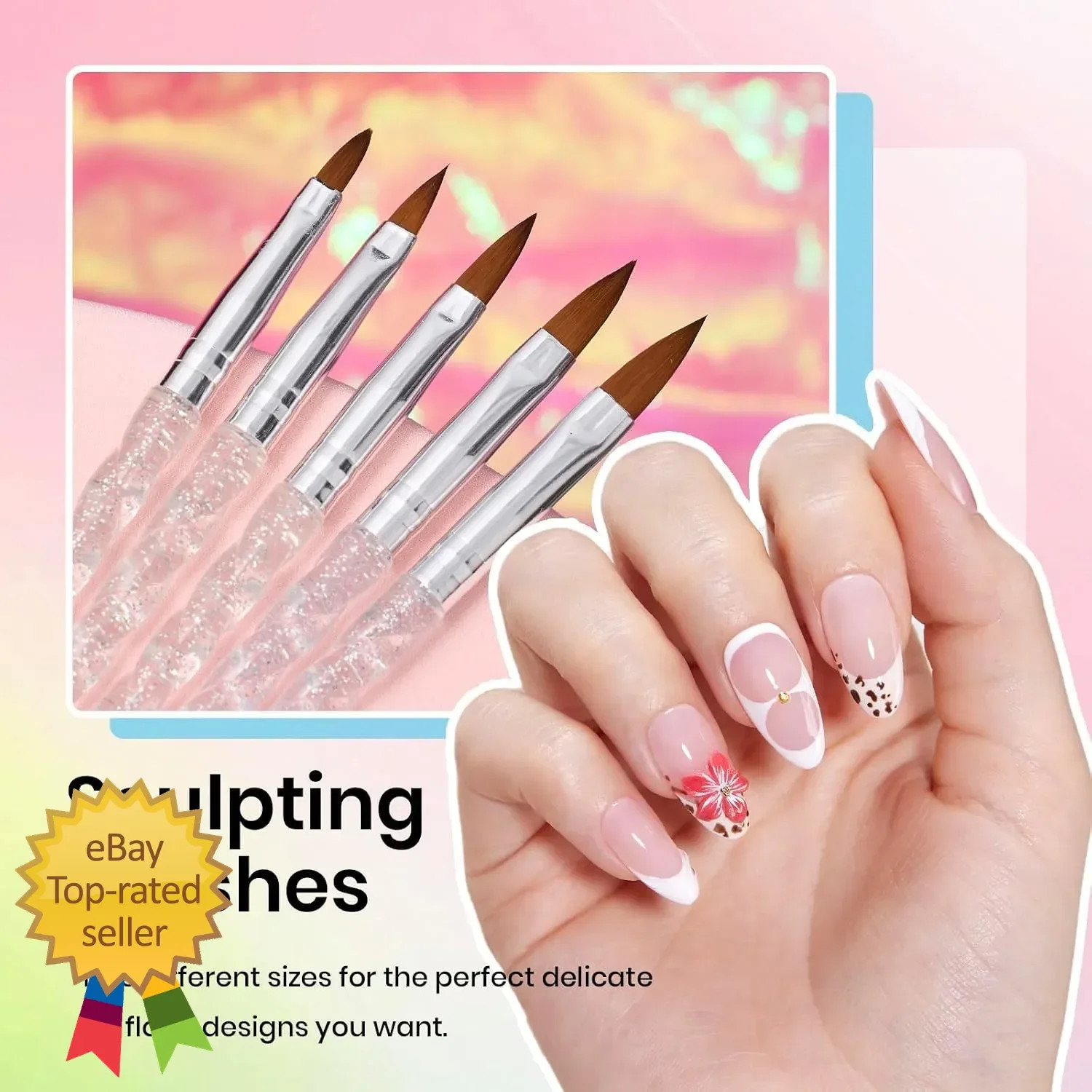 Beetles 31PCS Nail Art Brushes Dotting Tools Liner Pens Manicure Set