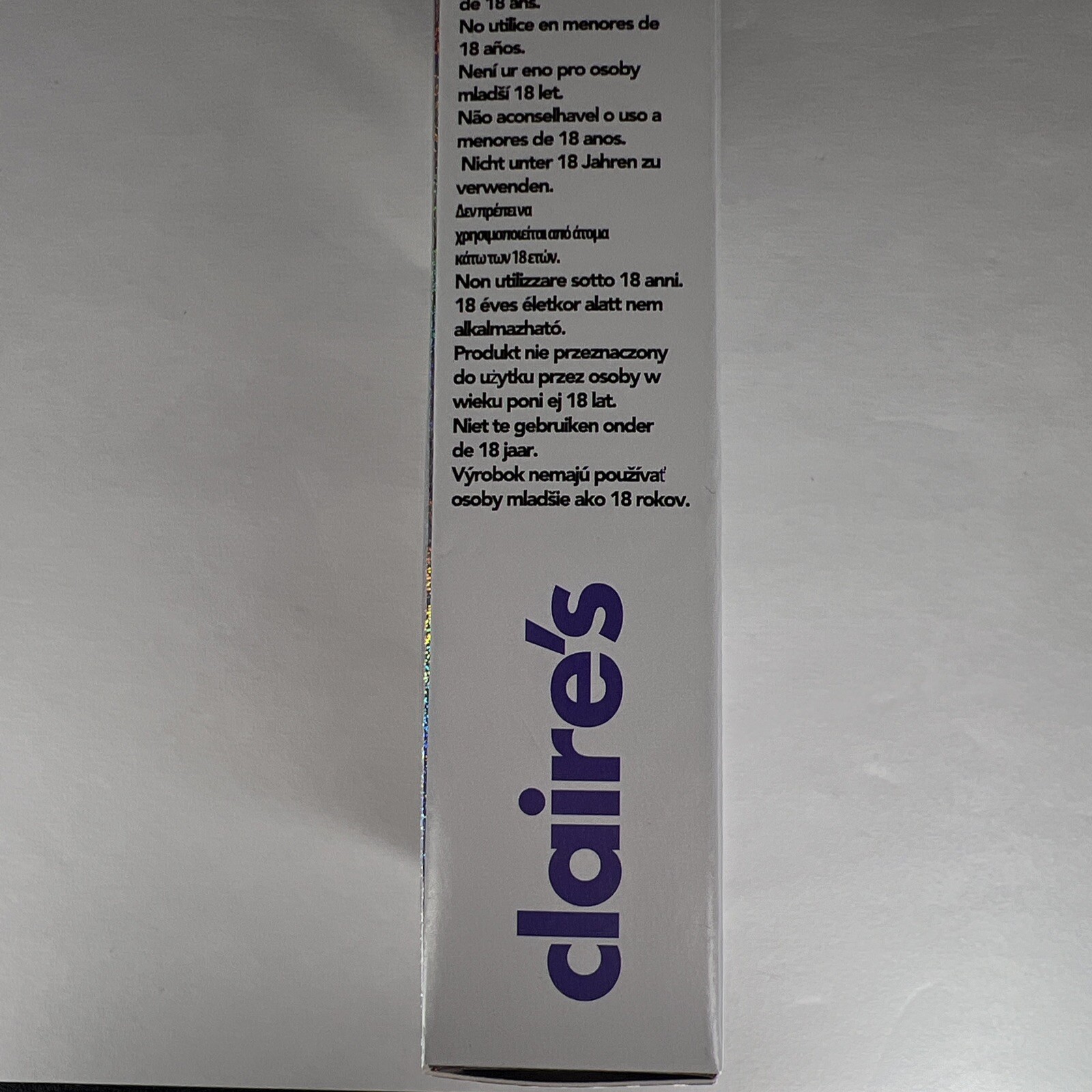 24pc Claire’s Fake False Press On Glue On Nails Vegan Gold Brown