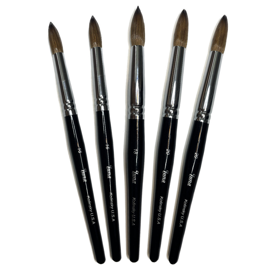 Luna Pure Kolinsky Acrylic Nail Brush For Manicure Powder – SHIP FROM US