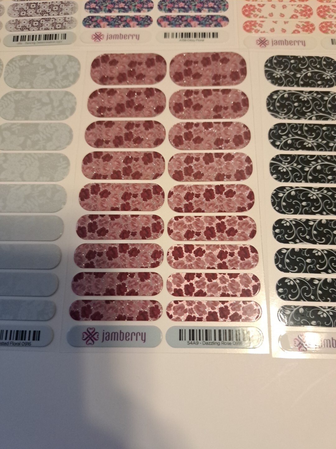 Jamberry Nail Wraps Lot of 10 Full Sheets Spring Florals