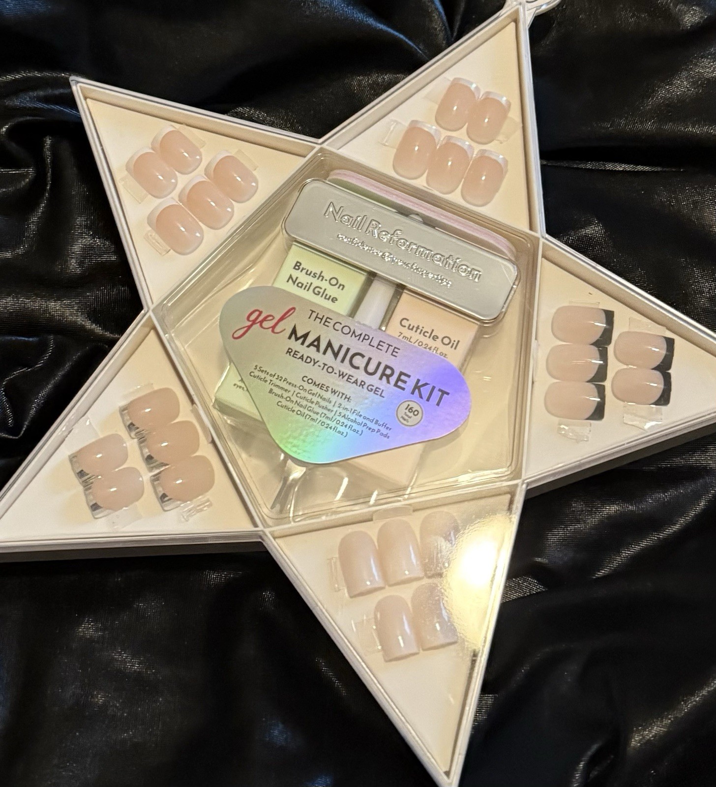 Nail Reformation Press On Nails Star Box “Bare Essentials”~Includes Free Gifts❣️