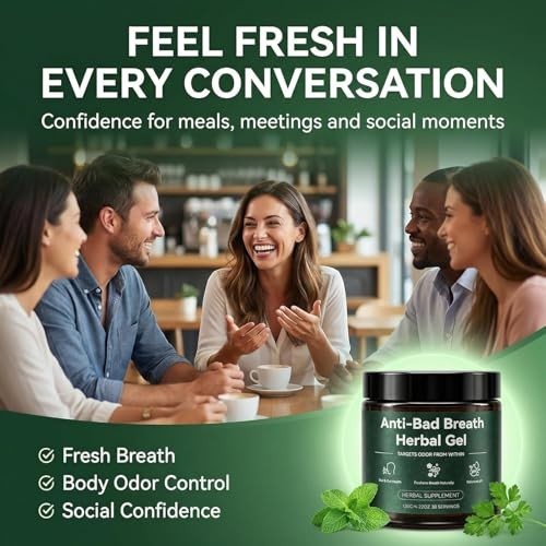 Anti-Bad Breath Herbal Gel Supplement – Body & Breath Odor Control from The Insi