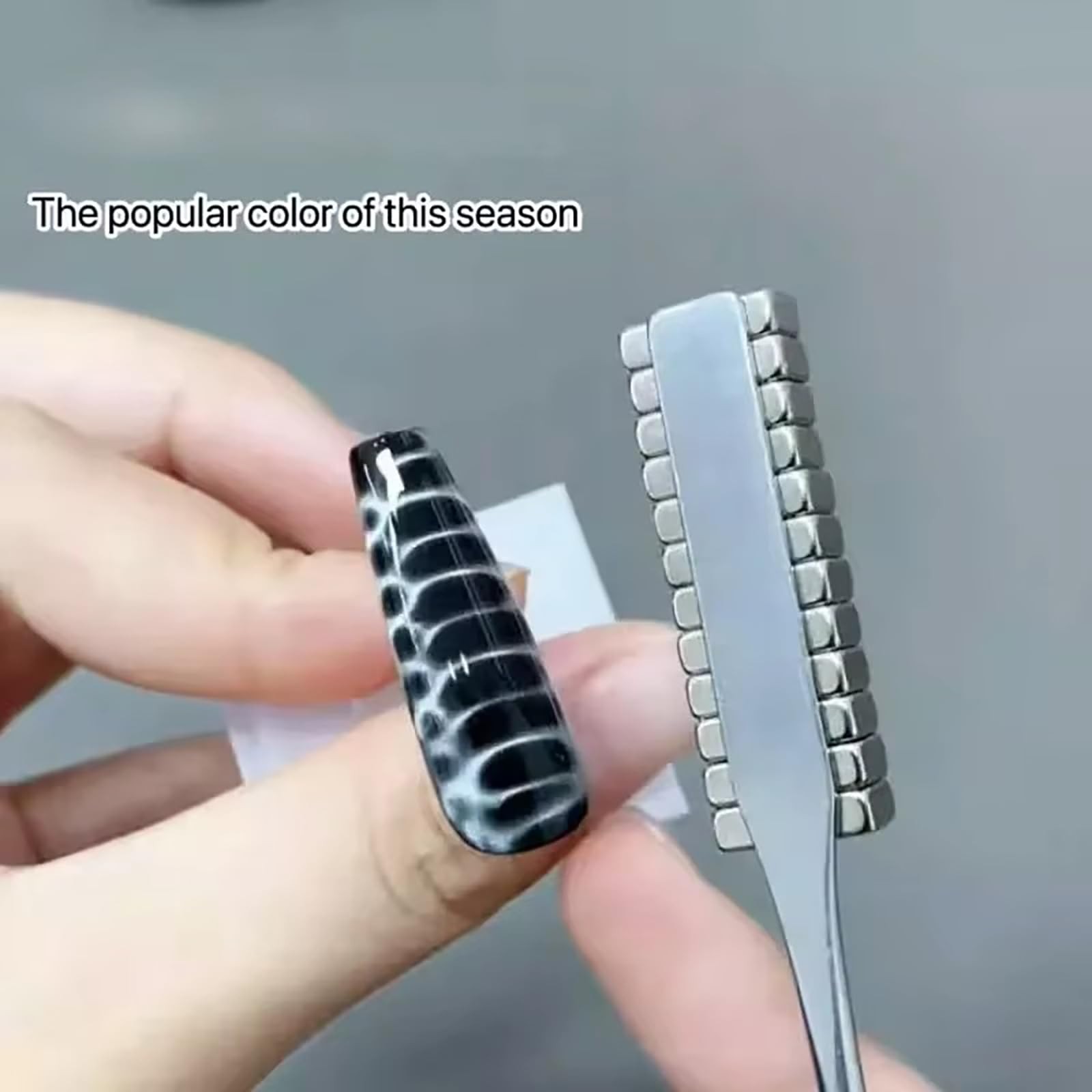 12Pcs Cat Eye Nail Magnet for Nail Art Cat Eye Gel Nail Polish Magnet Multifu…