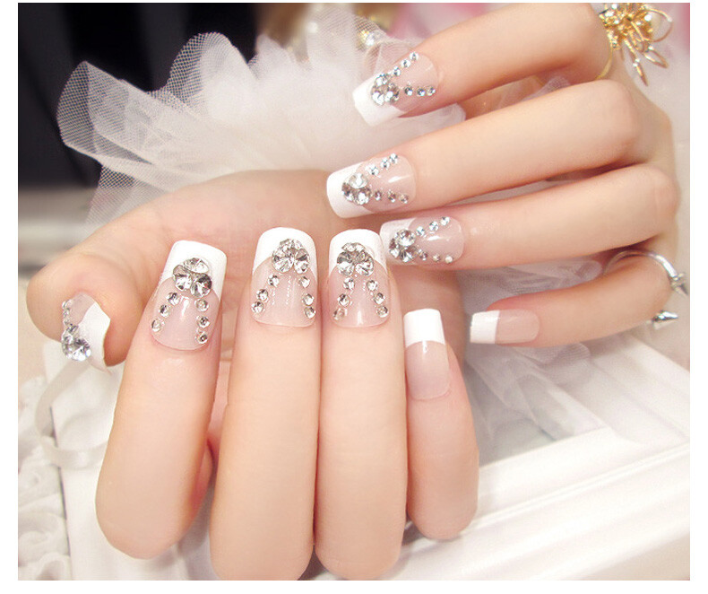 1440pcs Crystal 3D Nail Art Rhinestones FlatBack Glitter Diamond Tips Decoration