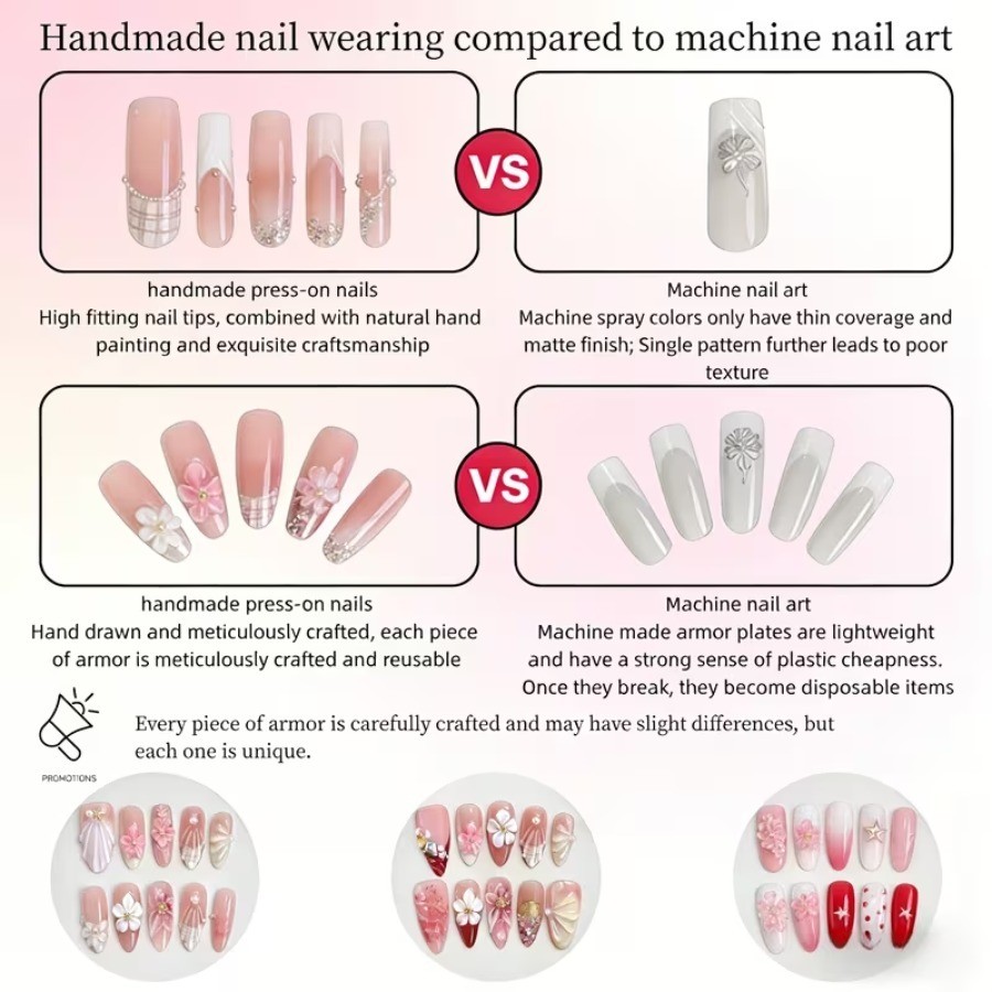10Pcs Amber Shell Gradient Glitter toenails Press On Nails Daily Vacation Nails