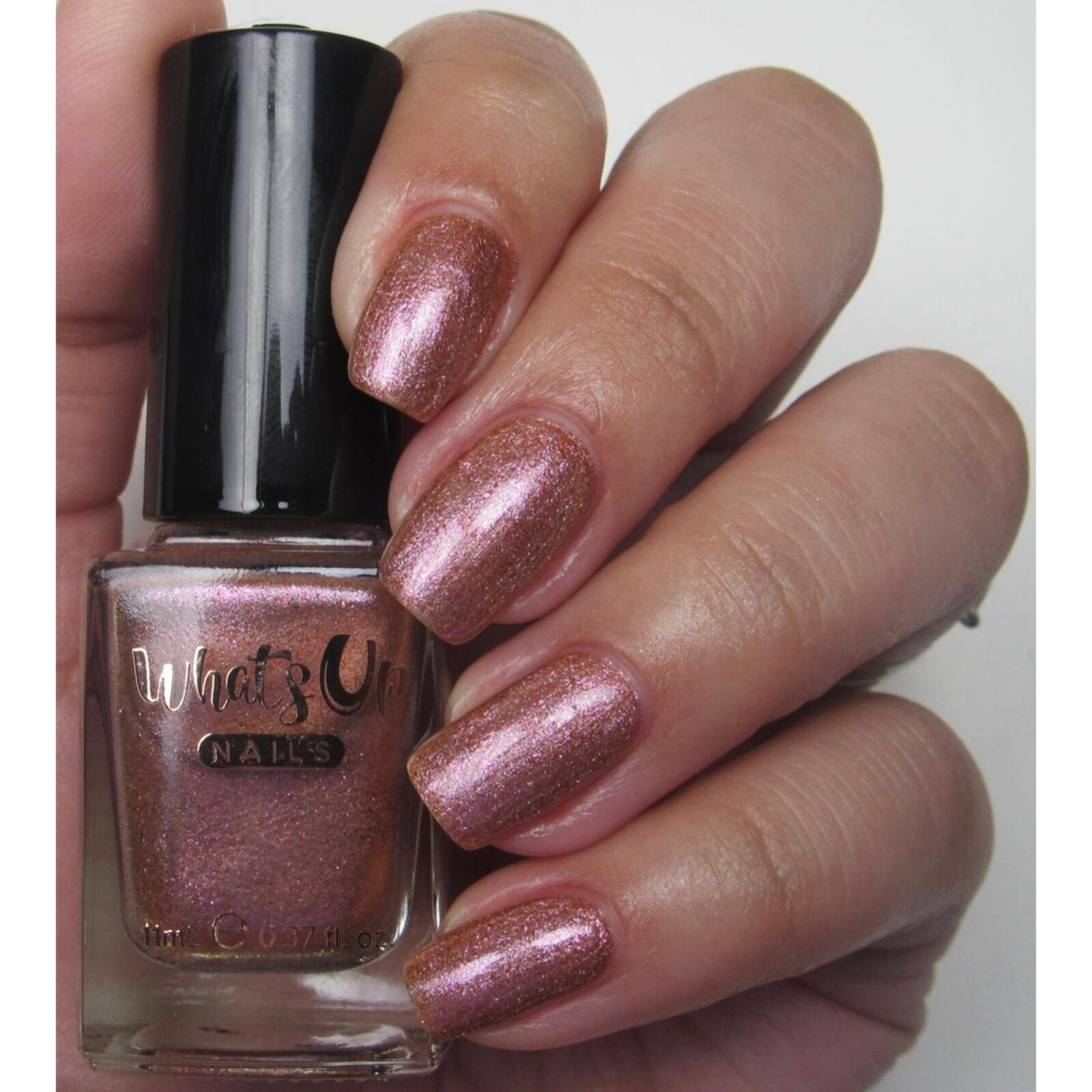 Whats Up Nails – Agate Nail Polish (Pink Duochrome) Nail Polish for Nail Art